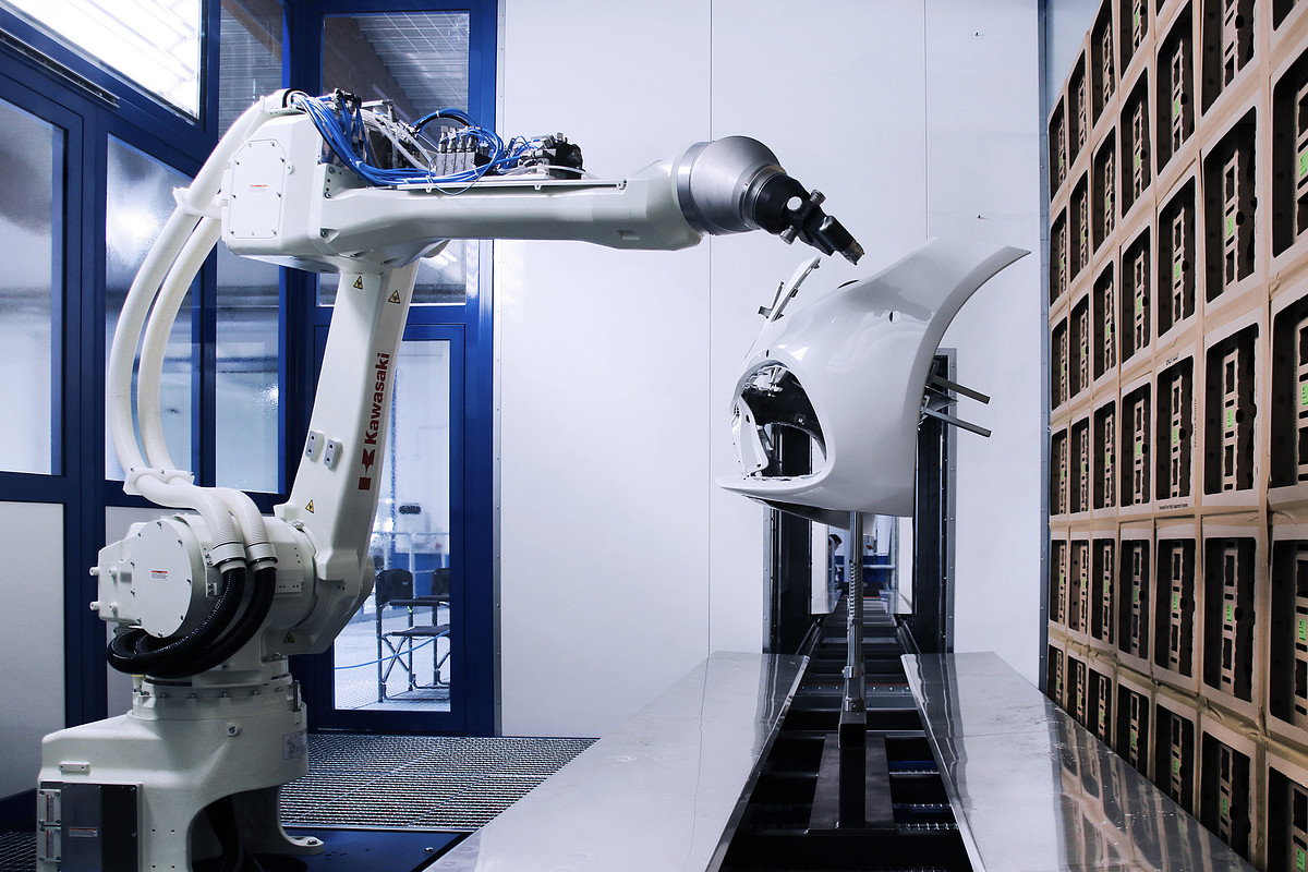 Lackiertechnikum von POMA Systems